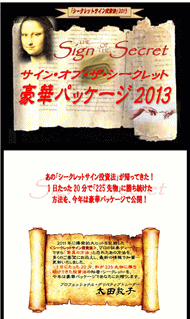 太田敦子のサイン・オブ・ザ・シークレット 豪華パッケージ2013・豪華特典付き